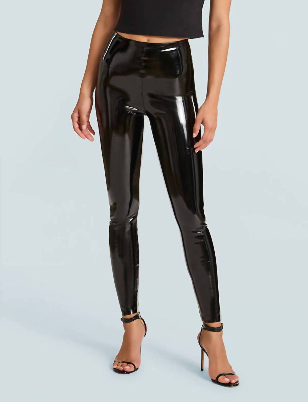 NEW COMMANDO faux patent leather legging in black - Picture 3 of 5